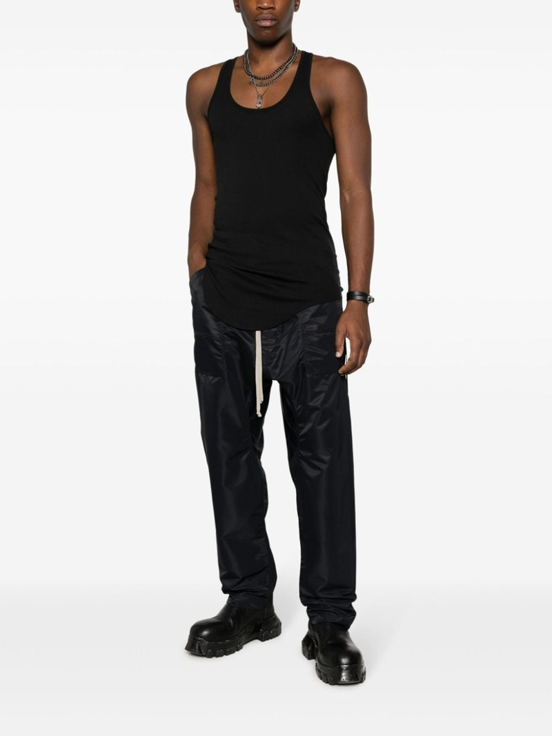 Rick Owens DRKSHDW curved-hem tank top outlook