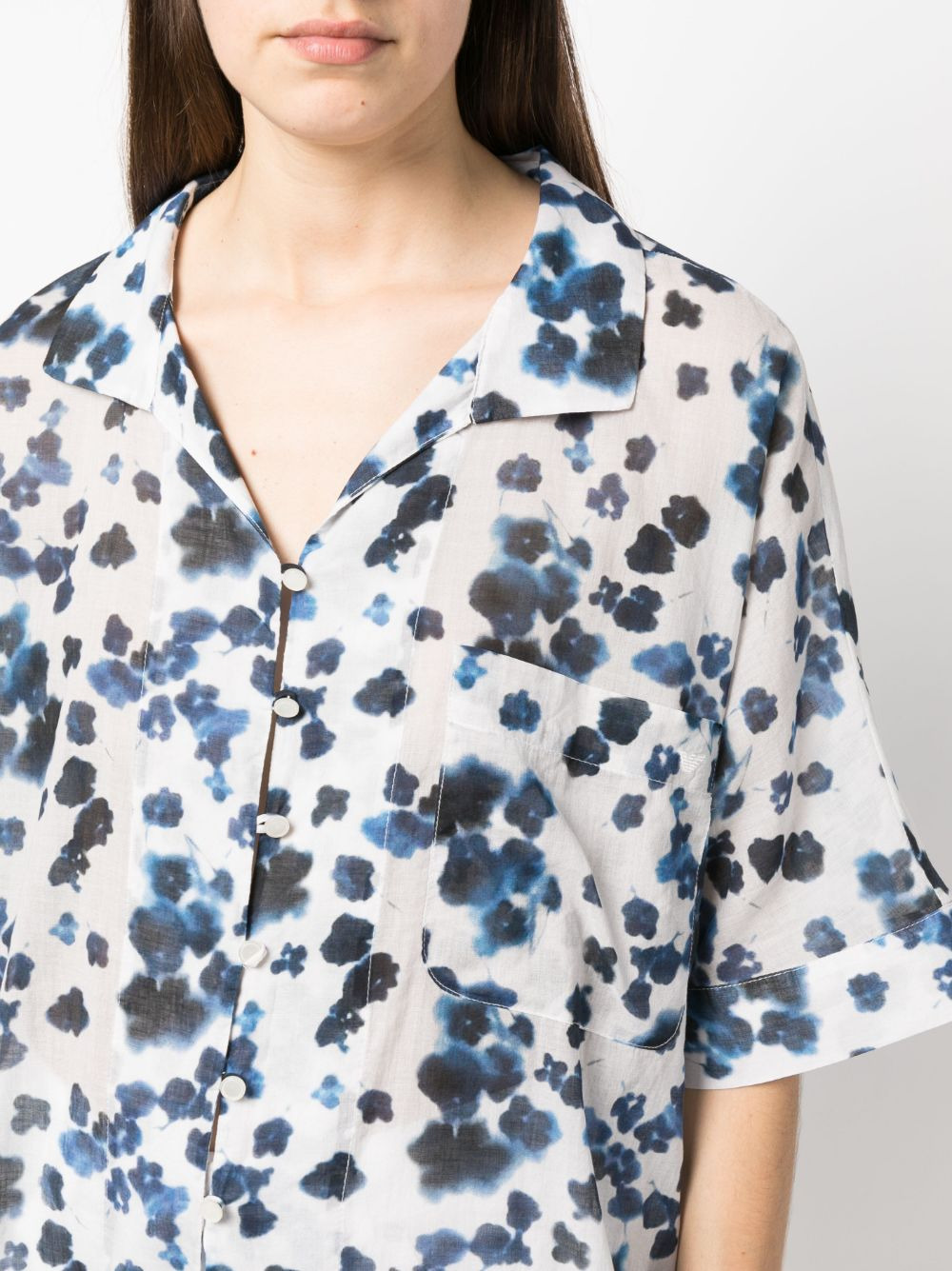 Mare abstract-print cotton shirt - 5