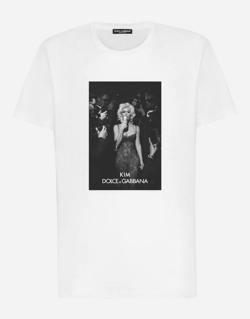 "Ciao, Kim" Ice cream-print T-shirt 1