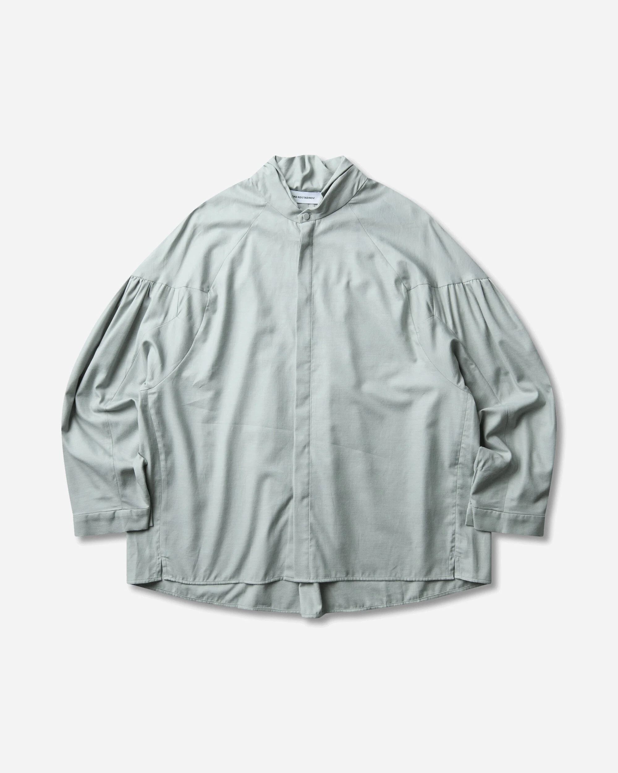 Men's Evers Pleated Shirt Soft Green - 1