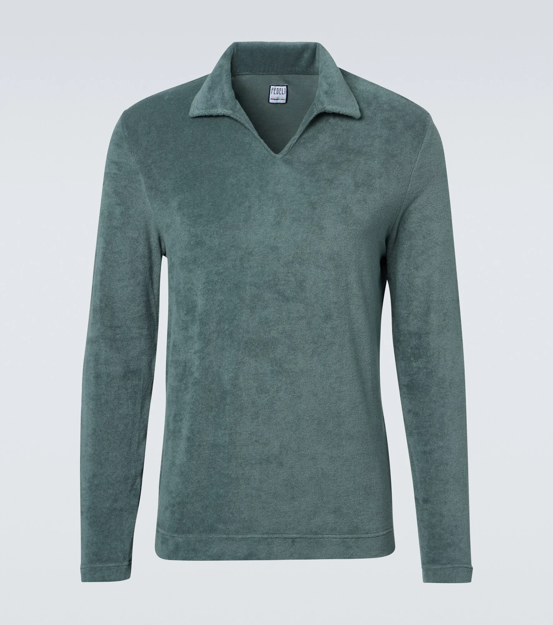 Peter cotton terry polo shirt - 1