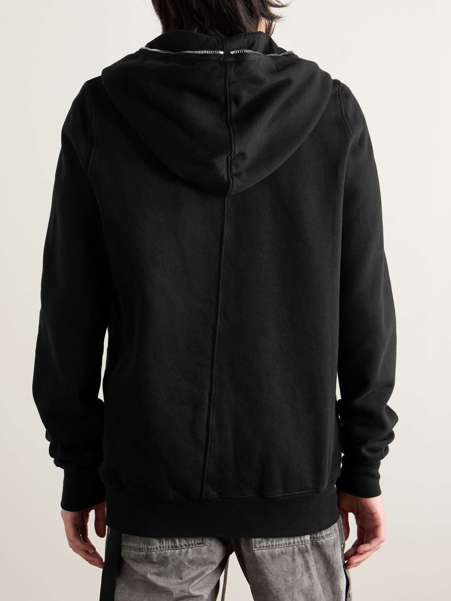 Garment-Dyed Cotton-Jersey Zip-Up Hoodie - 4