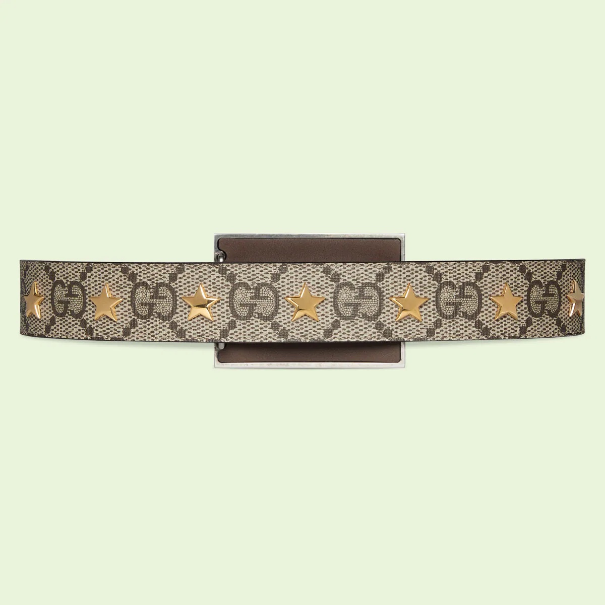 Star wide belt with Square G - 5