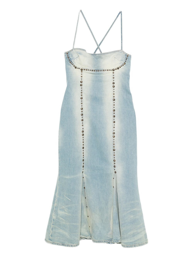 studded slit dress 1