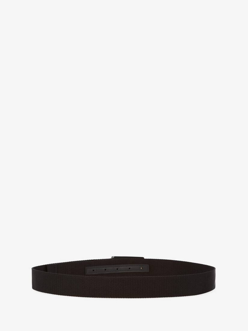 Alexander McQueen Mcqueen Graffiti Belt in Black outlook