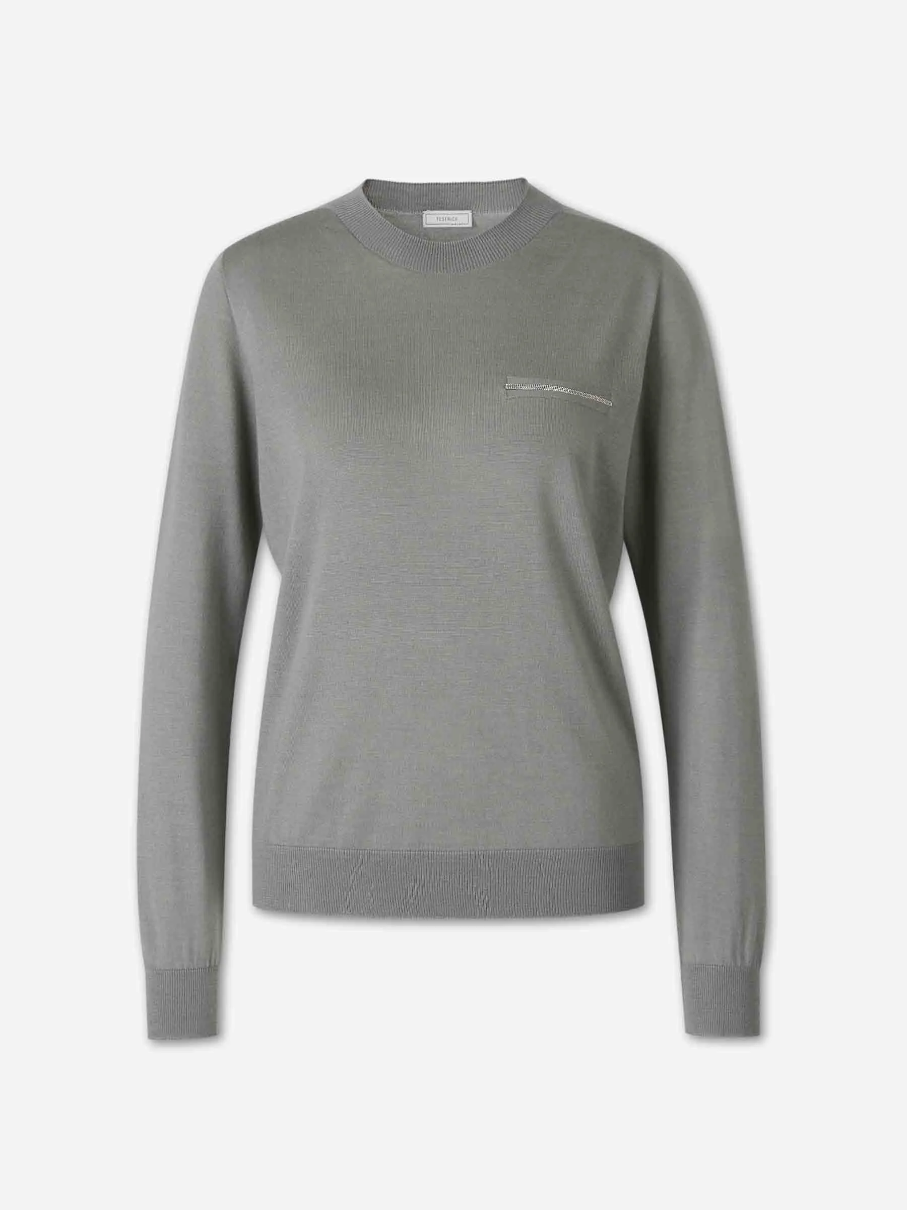 FINE CASHMERE SILK SWEATER - 1