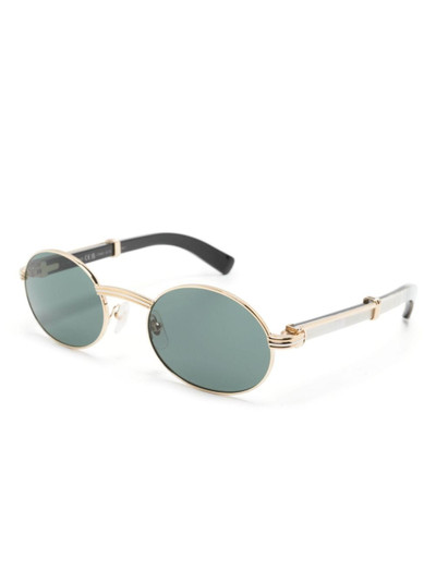 Cartier PremiÃ¨re de Cartier oval-frame sunglasses outlook