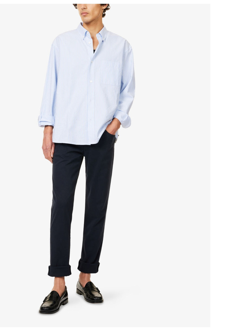 Citizens of Humanity London slip-pocket straight-leg regular-fit cotton-blend trousers outlook