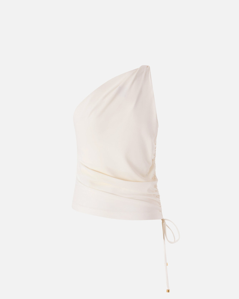 PINKO ONE-SHOULDER TOP WITH KNOT DETAIL outlook