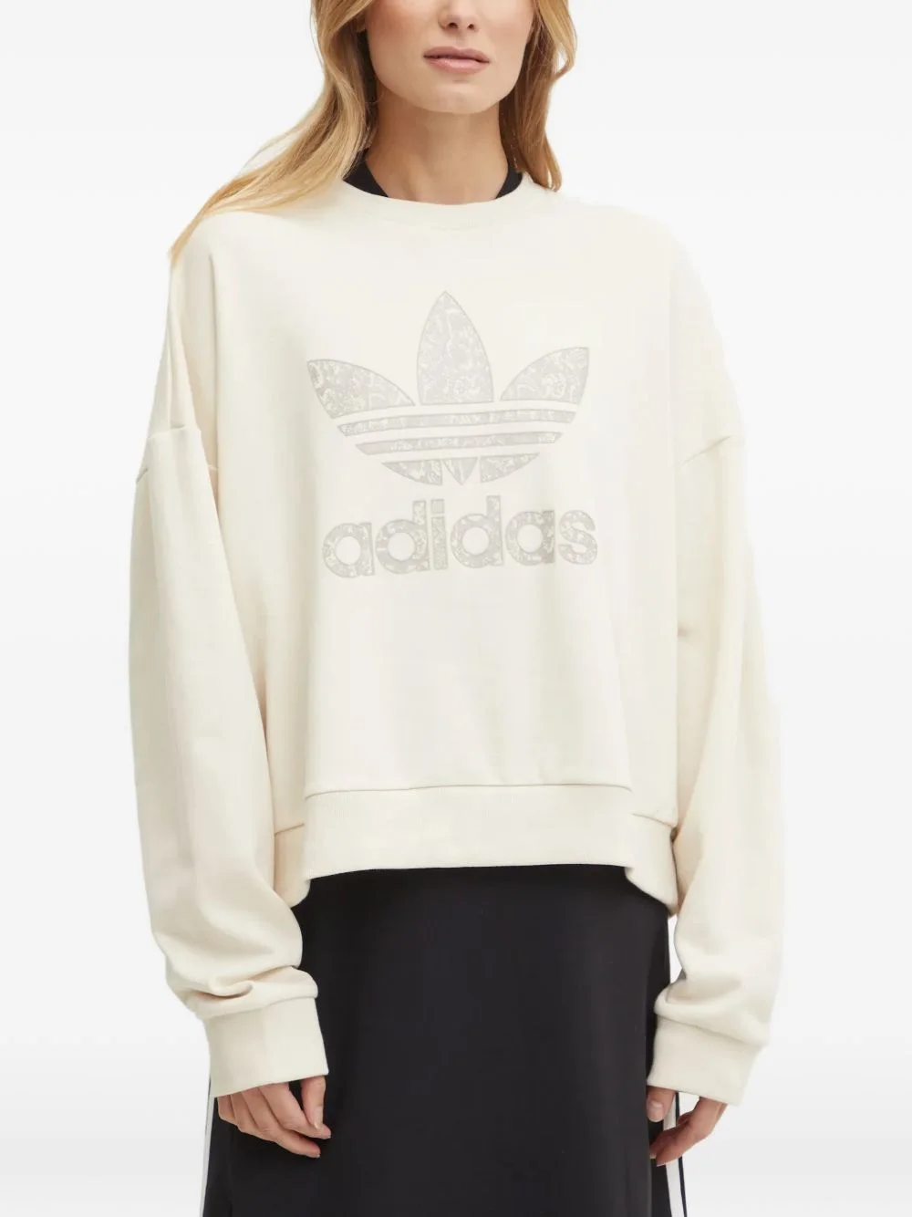 logo-detail sweatshirt - 1