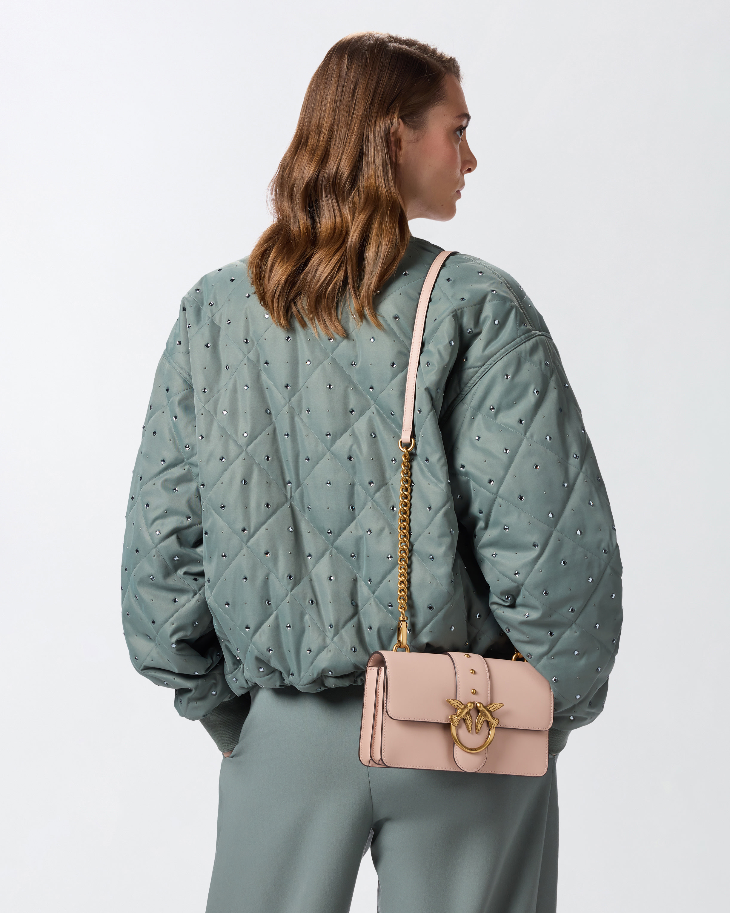 LOVE BAG ONE SMALL CROSSBODY BAG IN LEATHER - 5