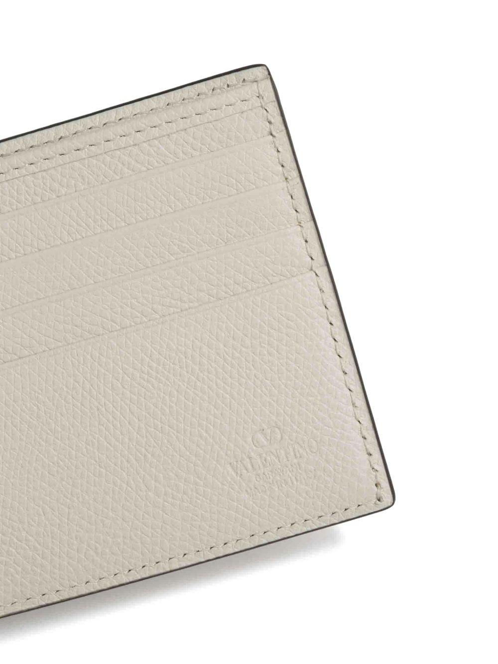 VLogo leather wallet - 5