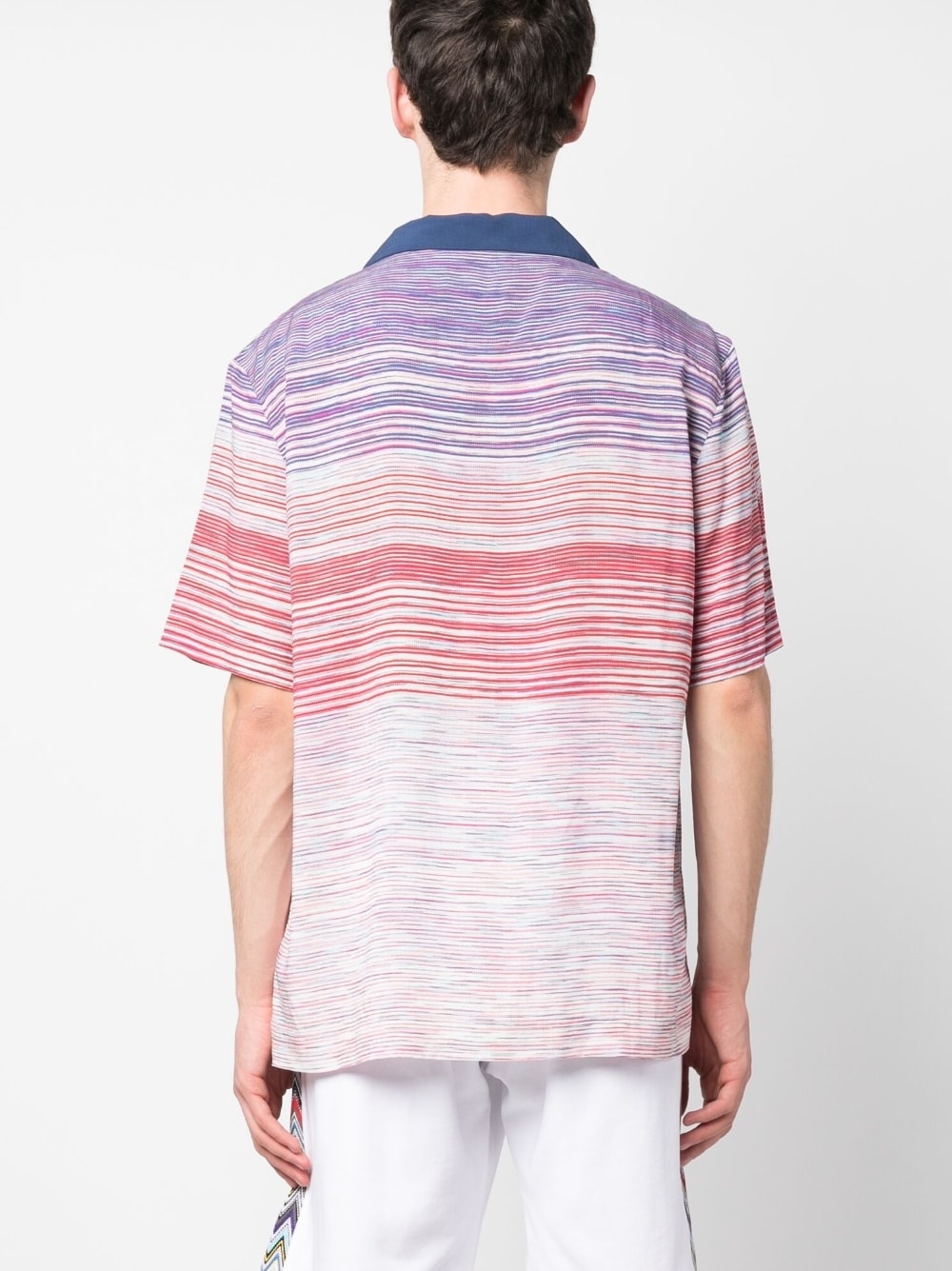 stripe-pattern shirt - 4