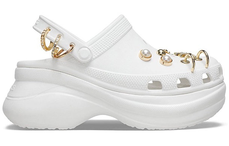 (WMNS) Crocs Clog Outdoor Classic Sports Sandals White 207389-103 - 3