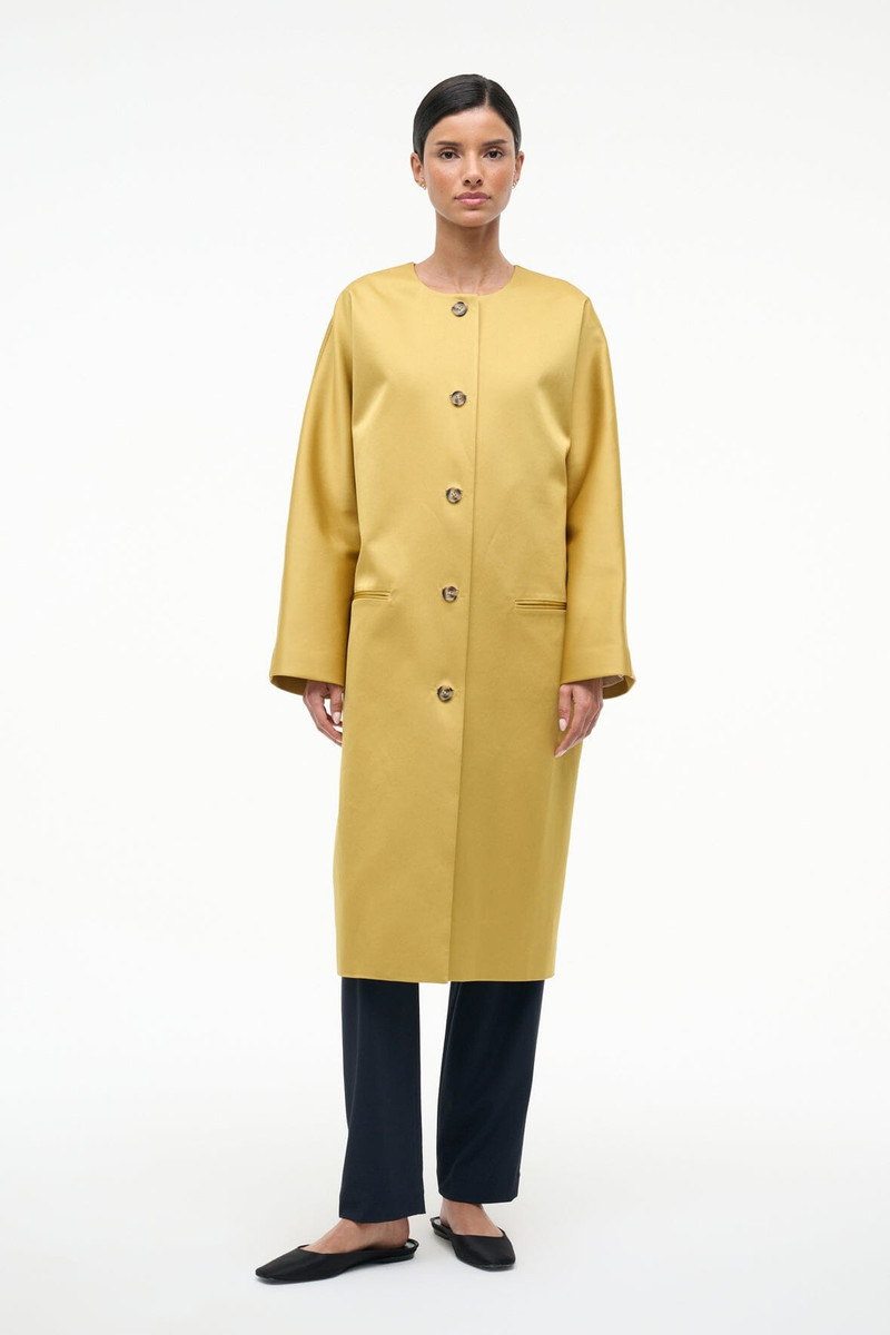 STAUD LIZ COAT TURMERIC 4