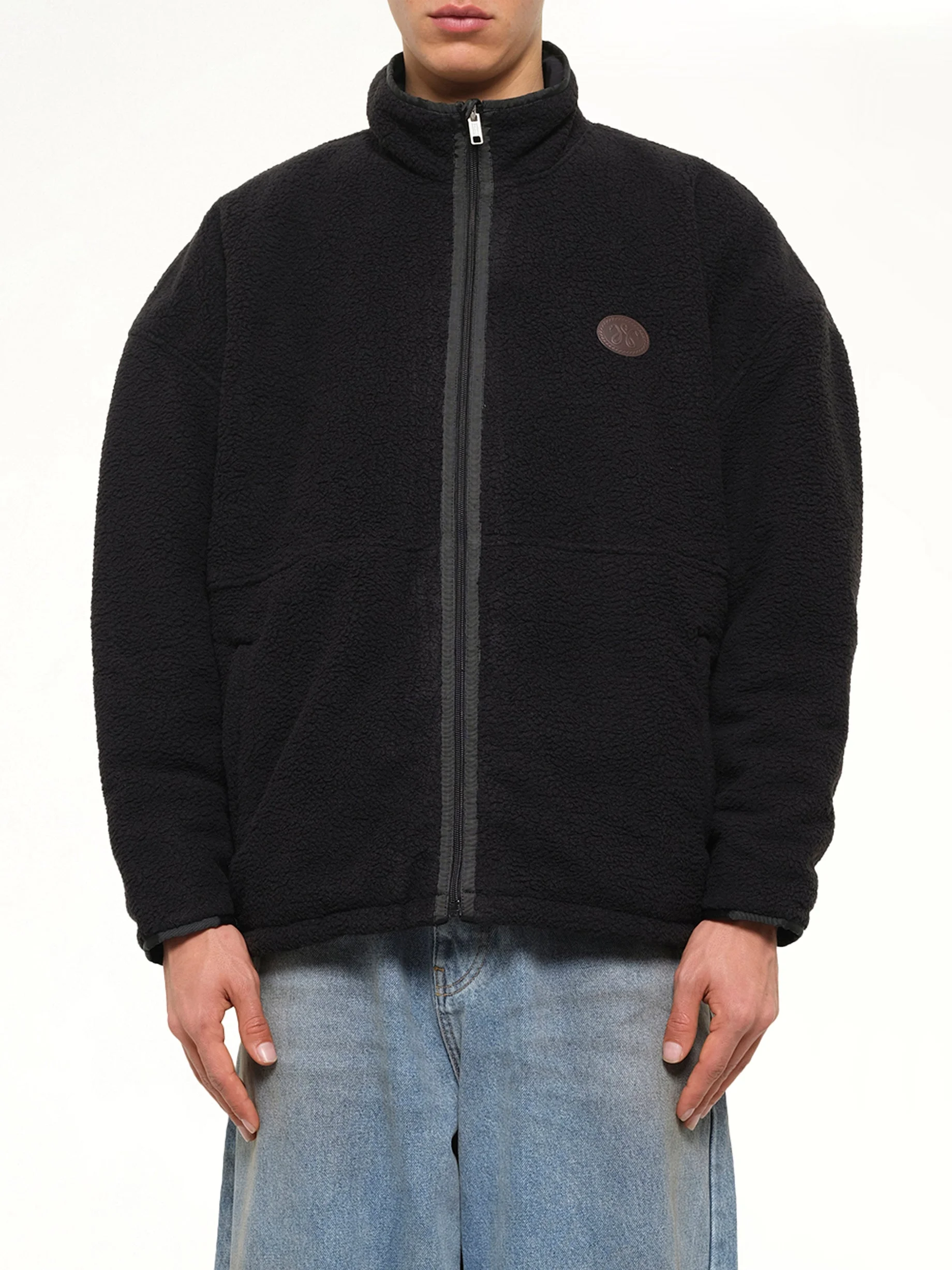 Willy Cozy Fleece in Black Beauty - 1