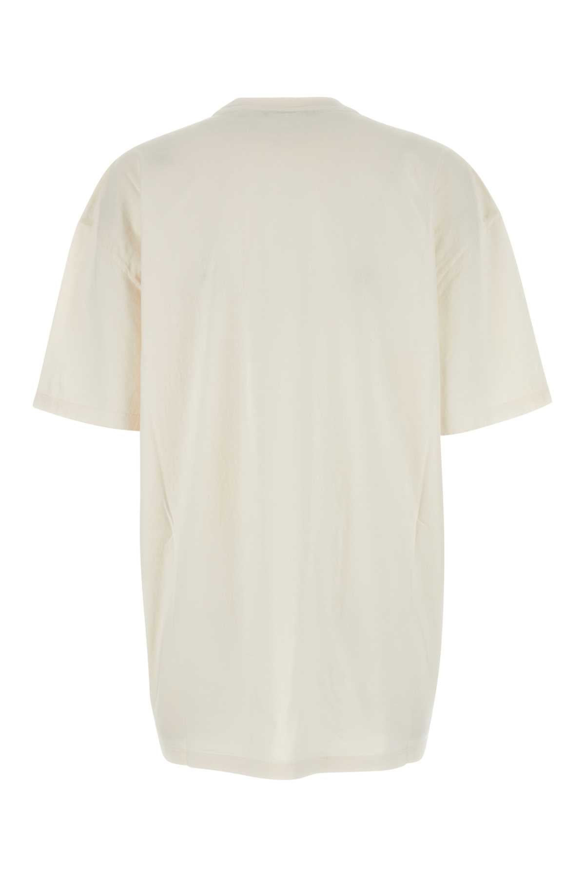 Prada Women Ivory Jersey T-Shirt - 2