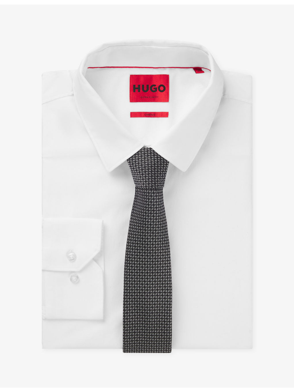 Jacquard-Pattern Silk Tie - 2