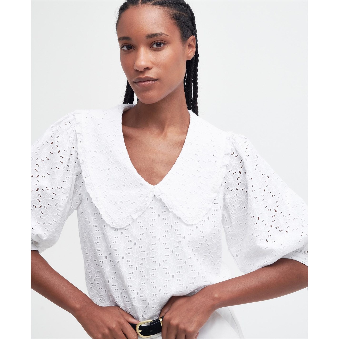 KELLEY BRODERIE ANGLAISE BLOUSE - 5