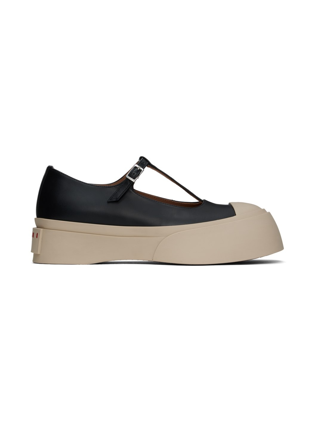 Black Pablo Mary Jane Ballerina Flats - 1
