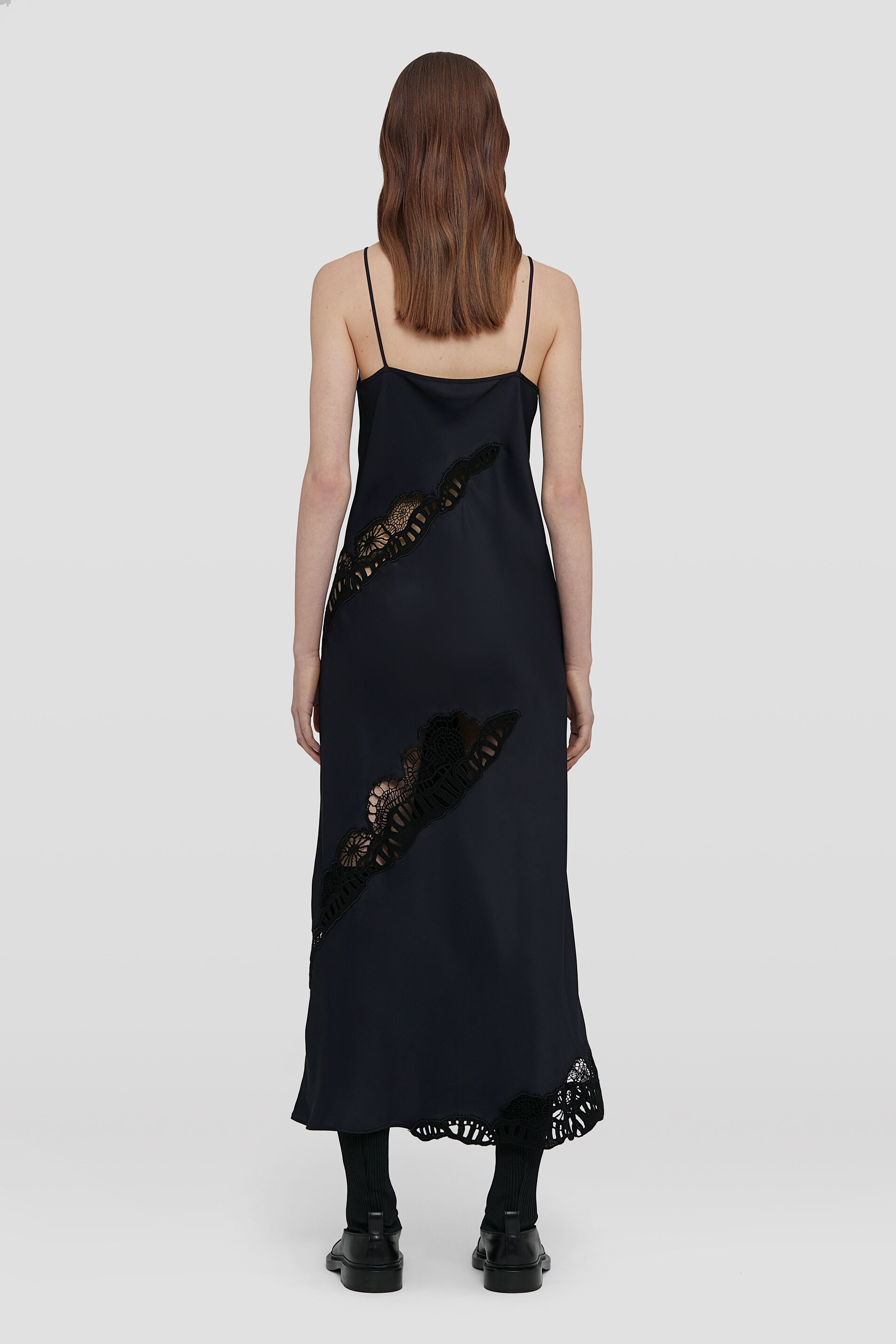 Embroidered Slip Dress - 4