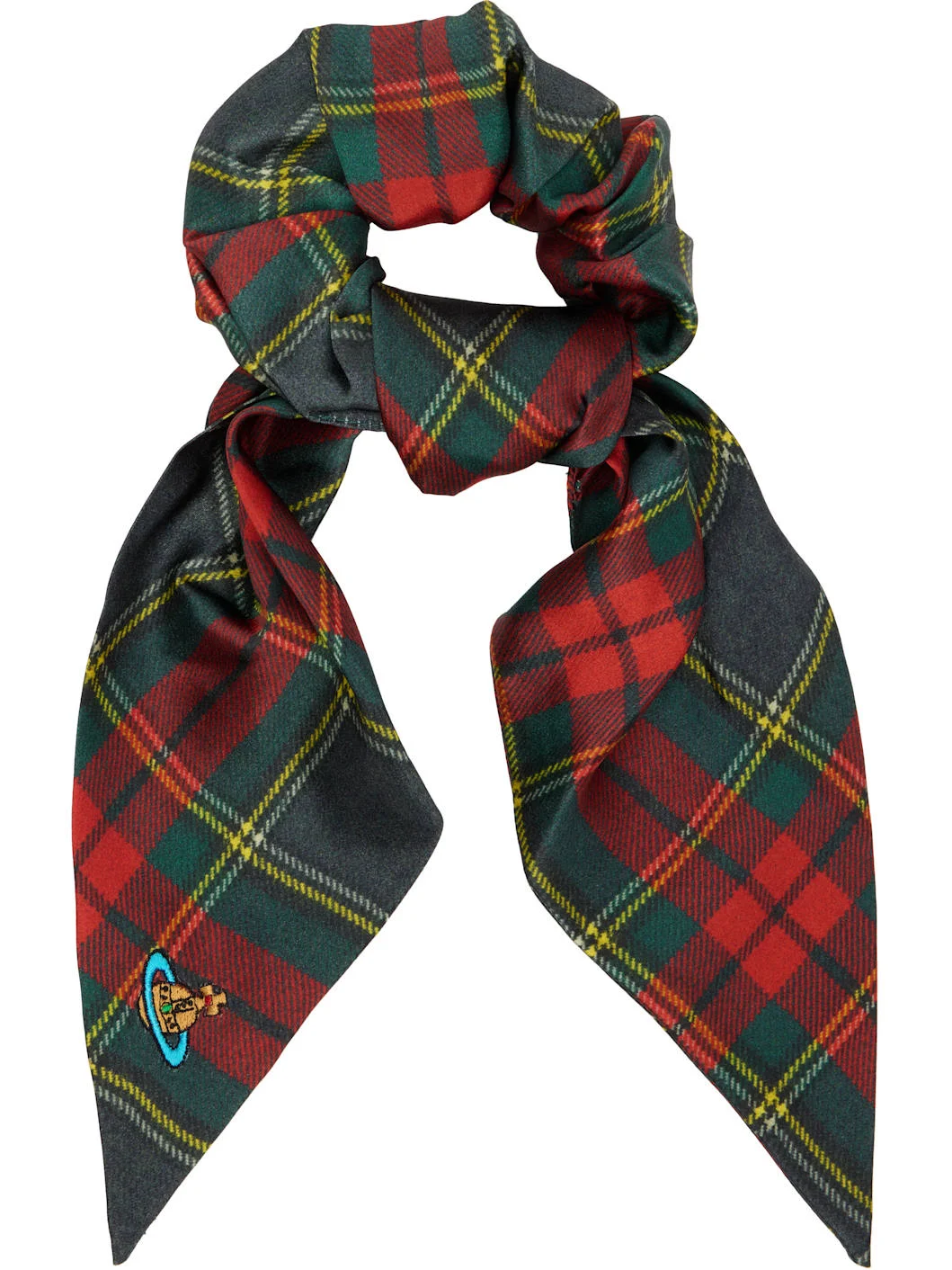 Red & Green Large Scrunchie - 1