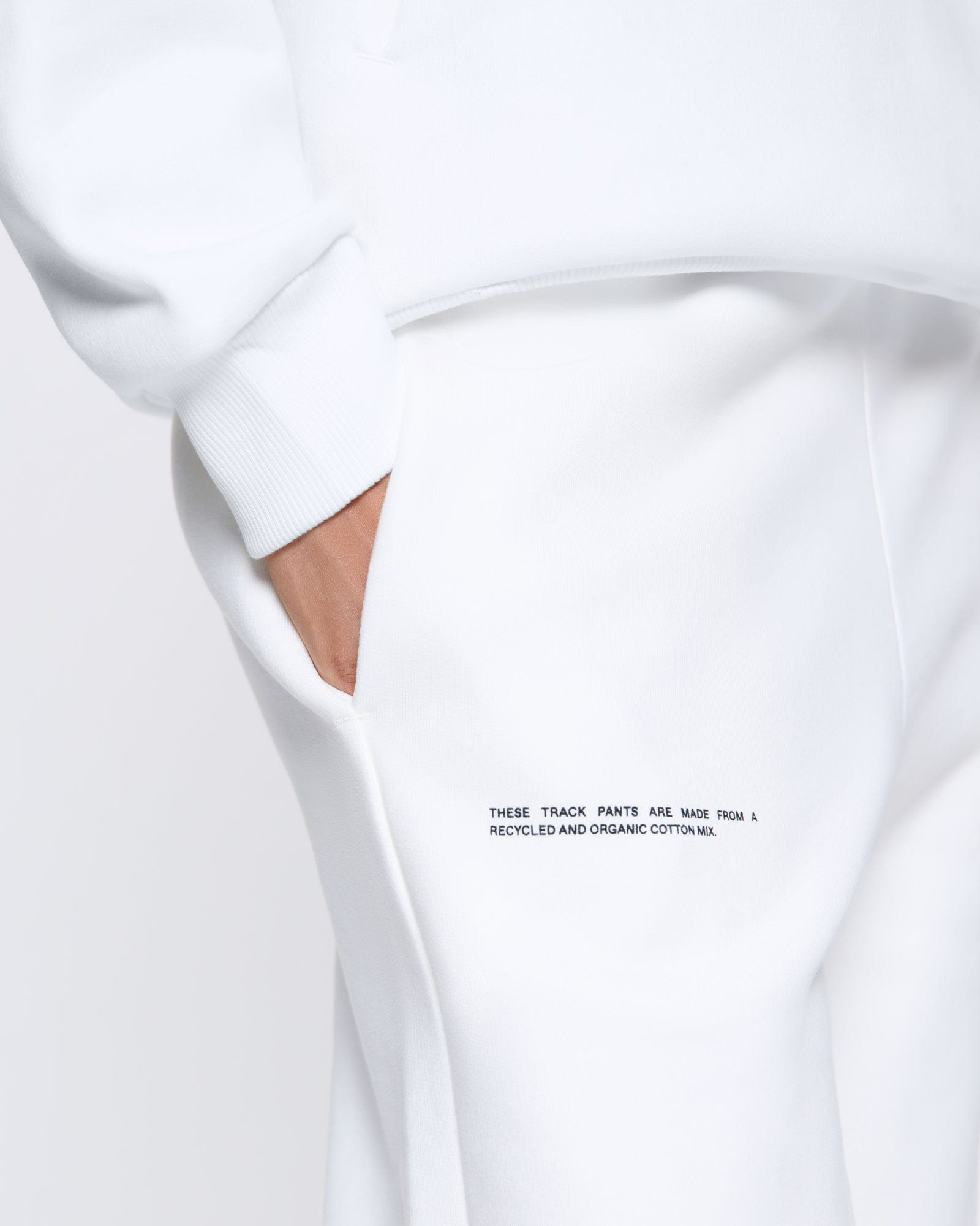 Womens 365 Heavyweight Track Pants - Off-White - 4