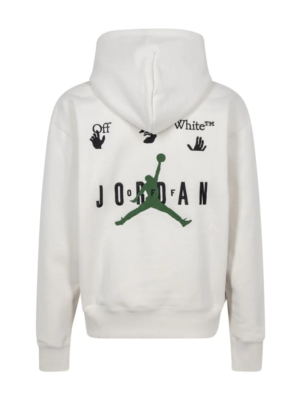 x Off-White logo-print hoodie - 3