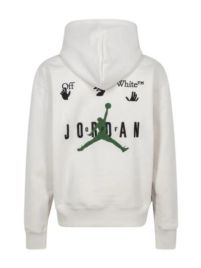 Jordan x Off-White logo-print hoodie outlook