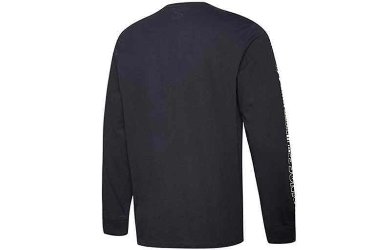 PUMA PUMA x SEGA Long Sleeve Tee 'Black White Grey' 598105-01 outlook