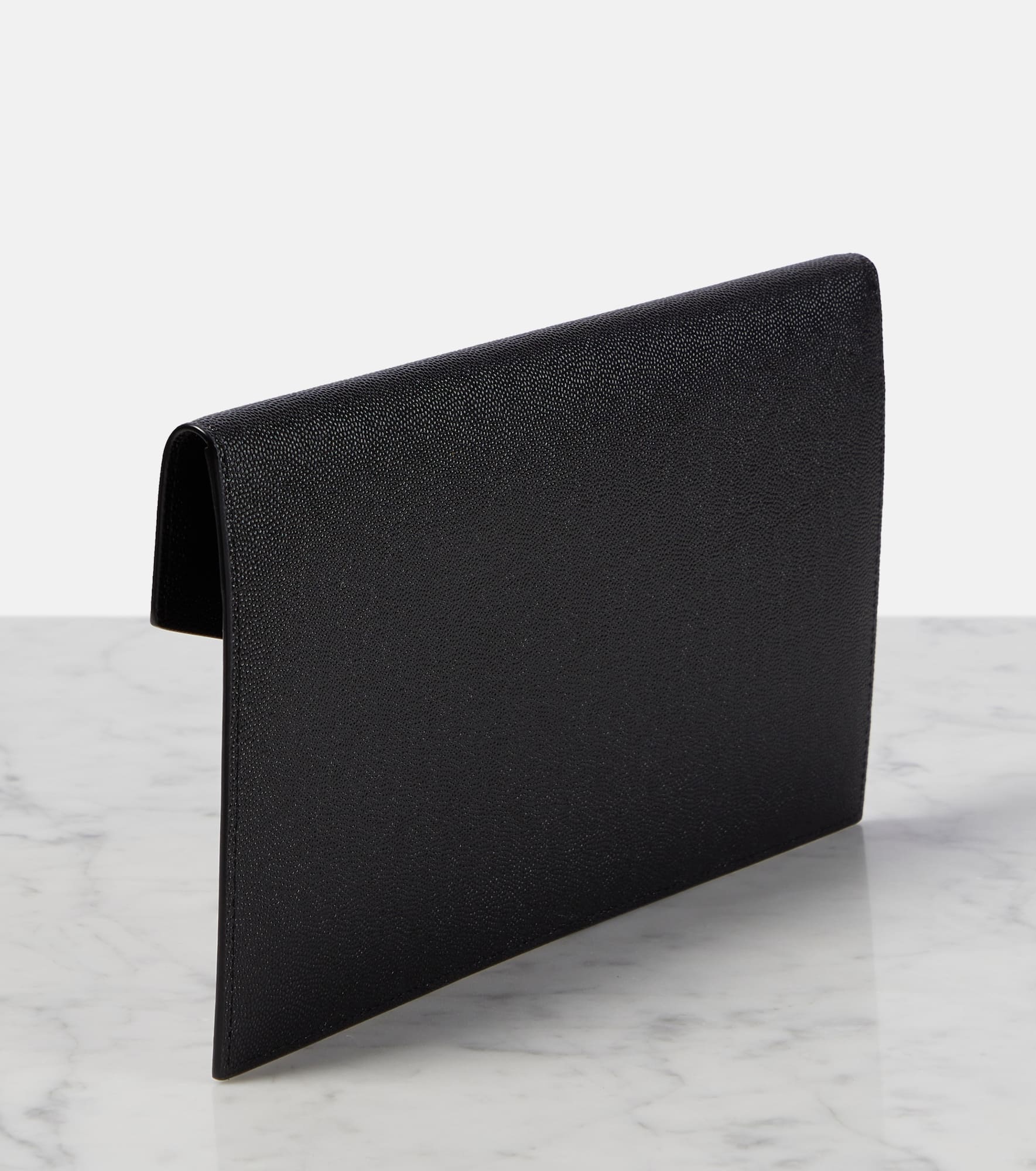 Uptown leather clutch - 4