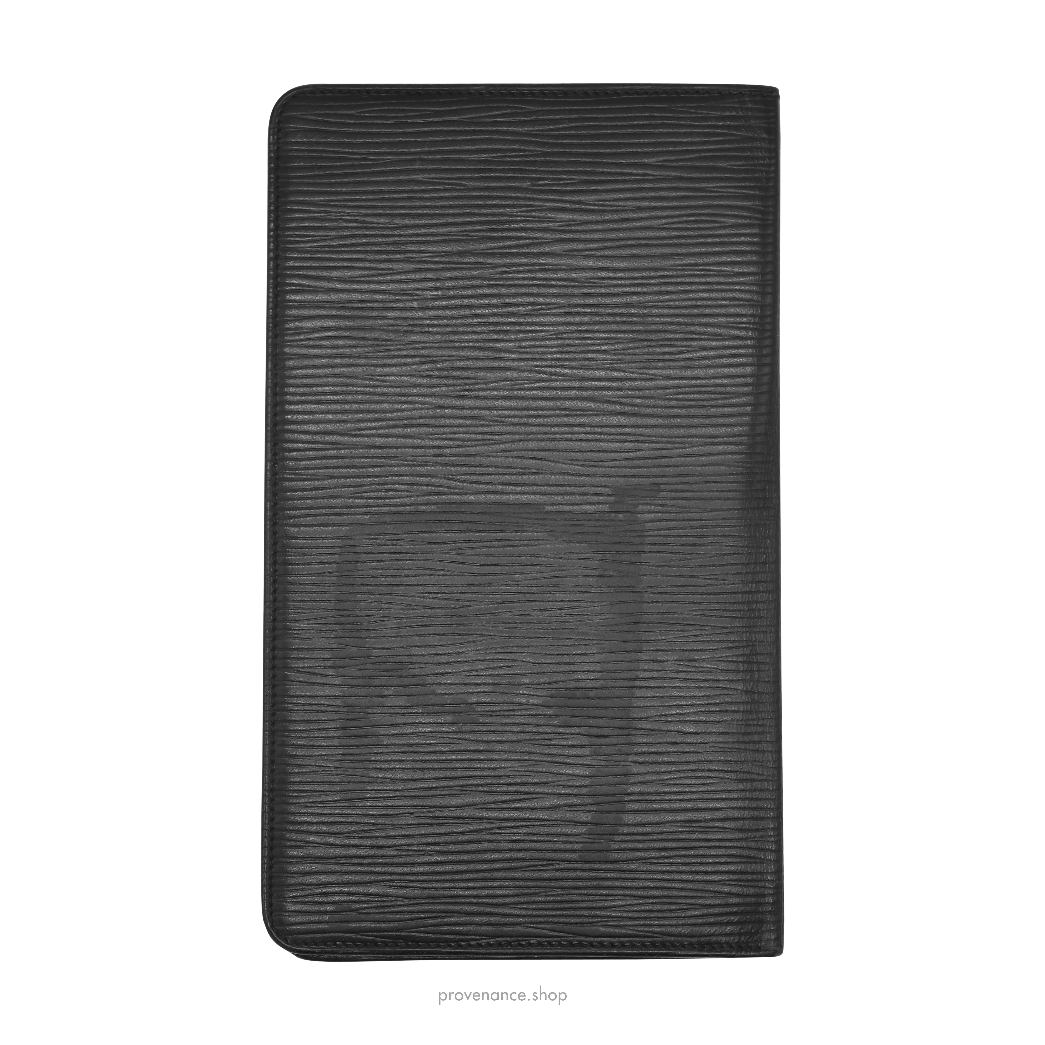 Louis Vuitton "MALLETIER" Long Wallet - Black Epi Noir Leather - 3
