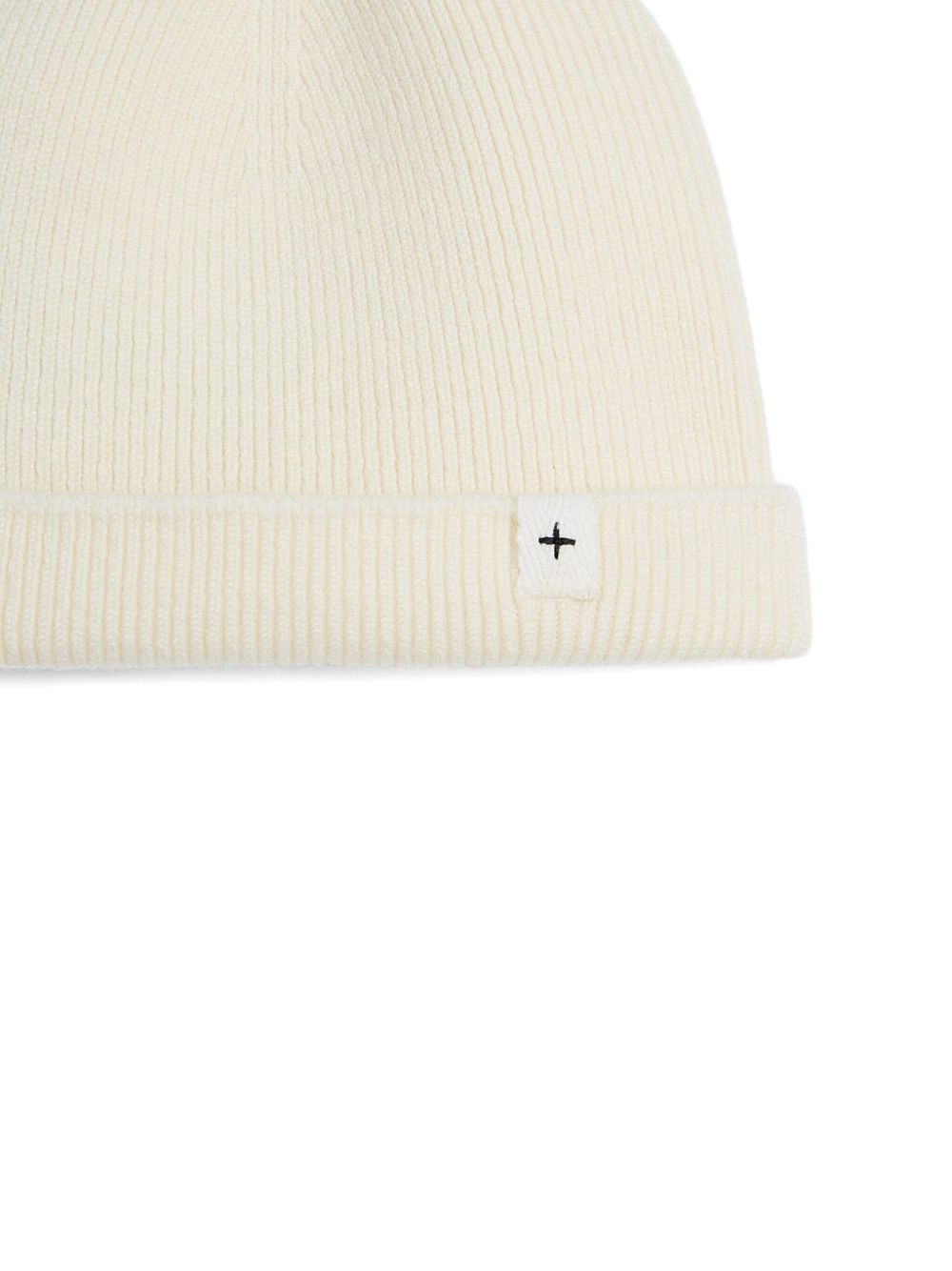 logo-patch beanie hat - 2