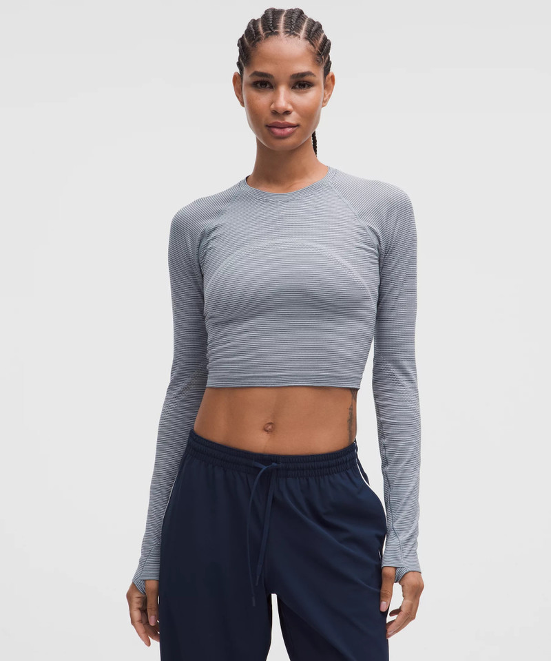 Swiftly Tech Cropped Long-Sleeve Shirt 2.0 1