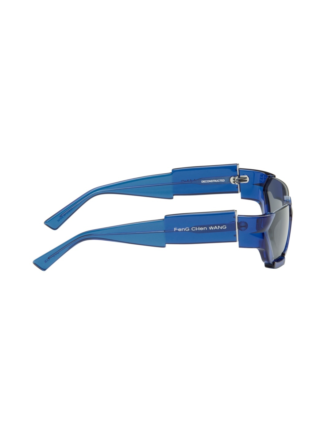 SSENSE Exclusive Blue Deconstructed Sunglasses - 2
