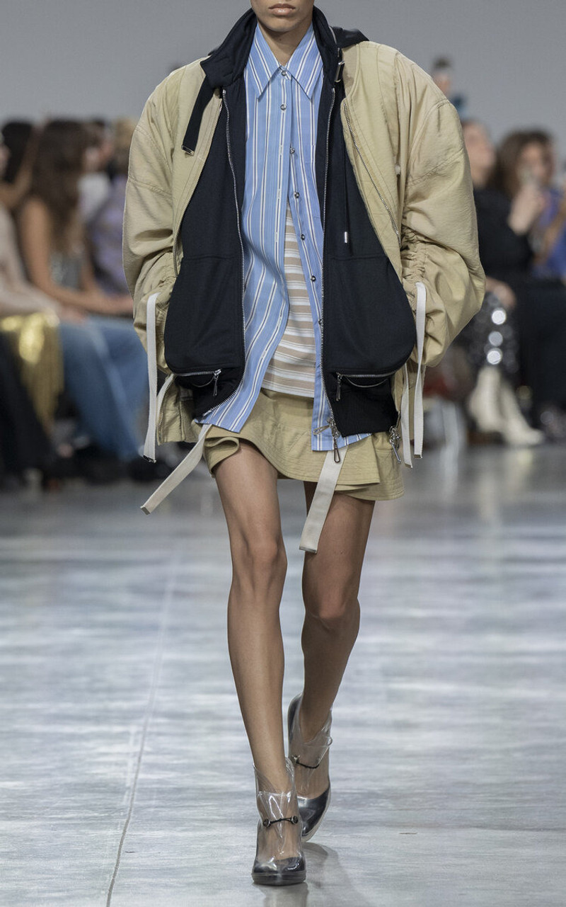 rabanne Strap-Detailed Mini Skirt neutral outlook