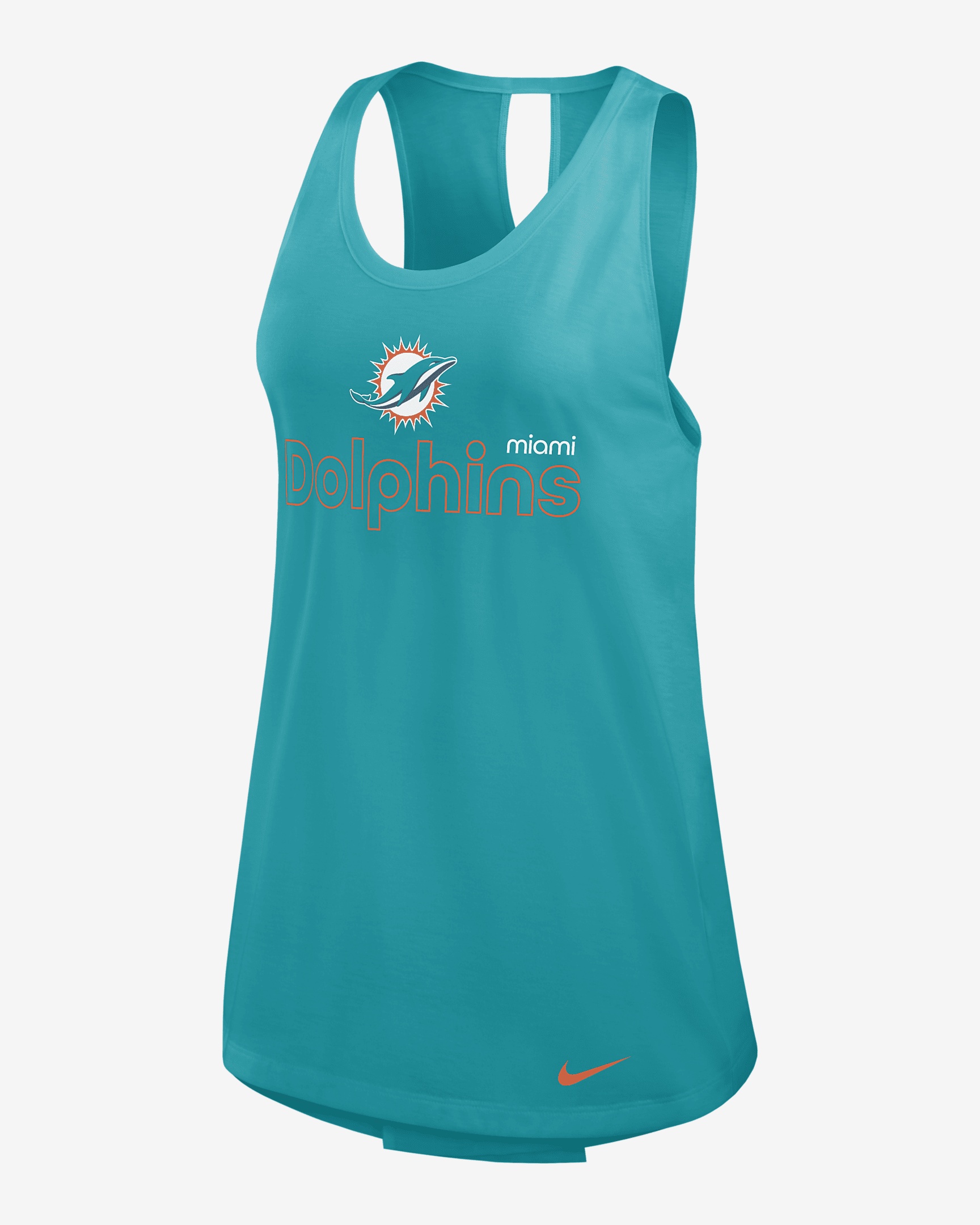 Miami Dolphins Nike Women's Dri-FIT NFL Tank Top - 1