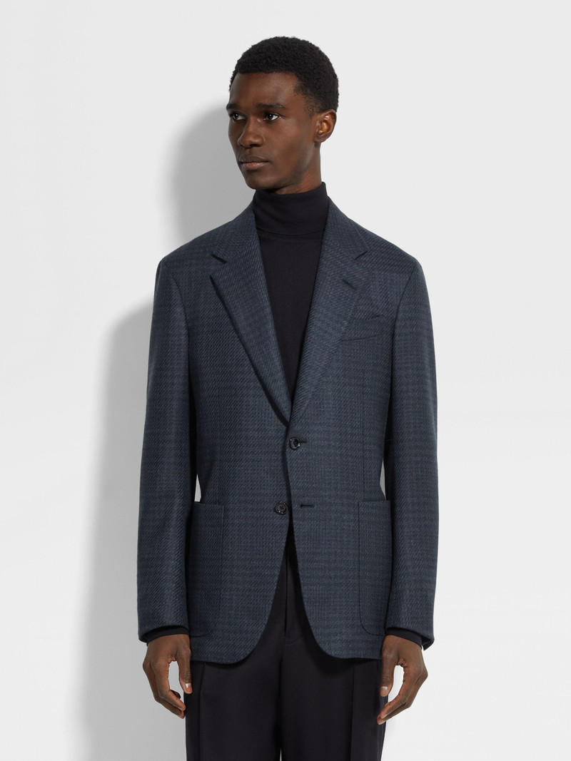DARK GREEN OASI CASHMERE JACKET 4