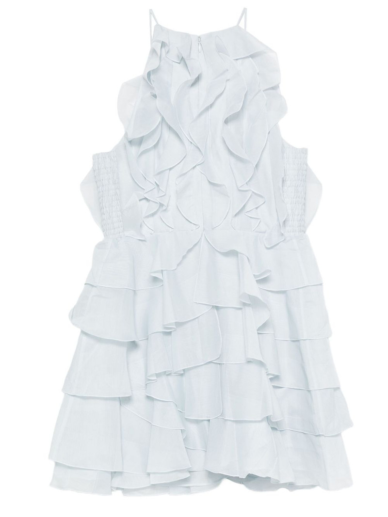 Aje. Cleo ruffled tiered mini dress outlook