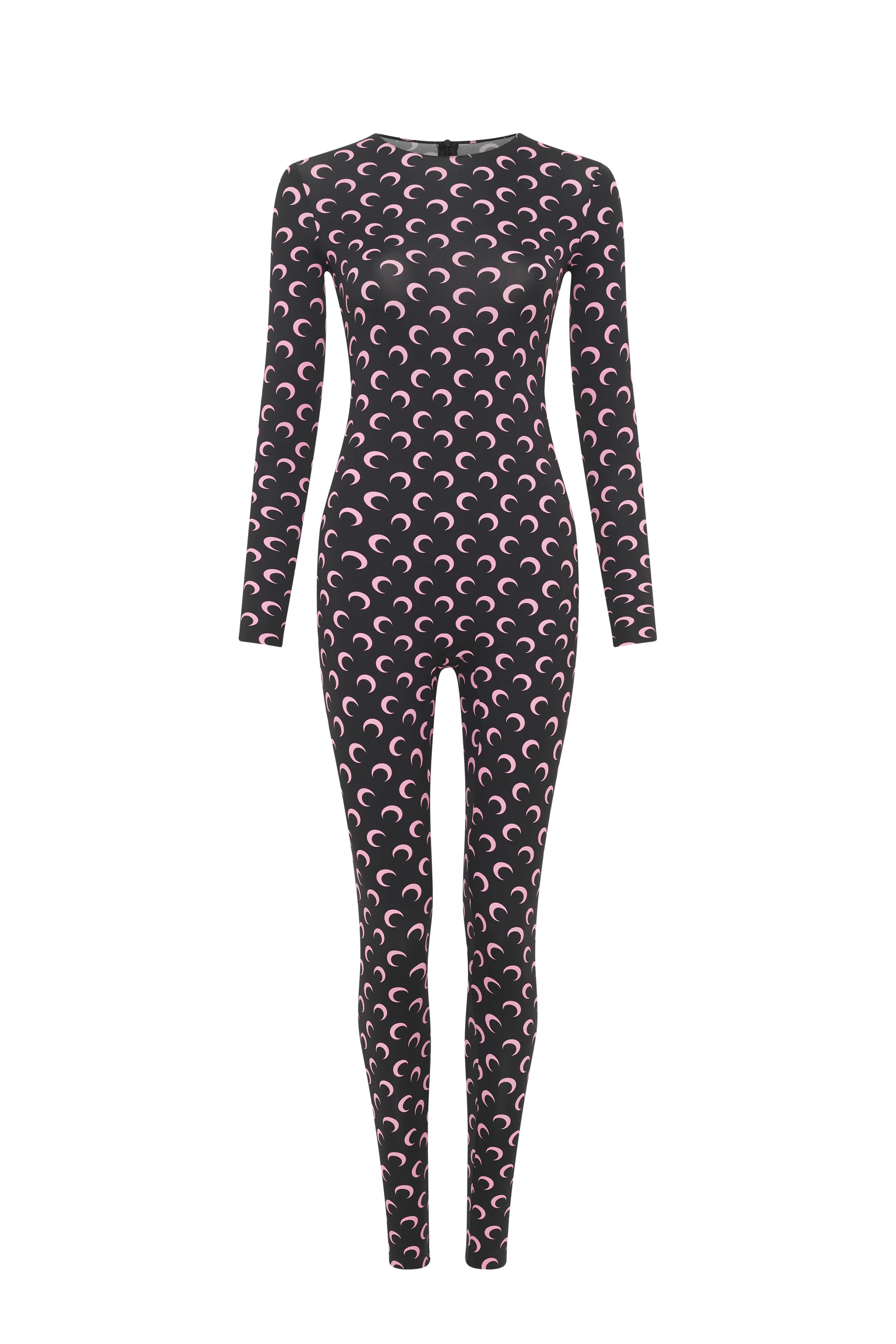 MOON PRINTED JERSEY LS CATSUIT - 1