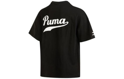 PUMA PUMA Logo T-Shirt 'Black' 538324-01 outlook