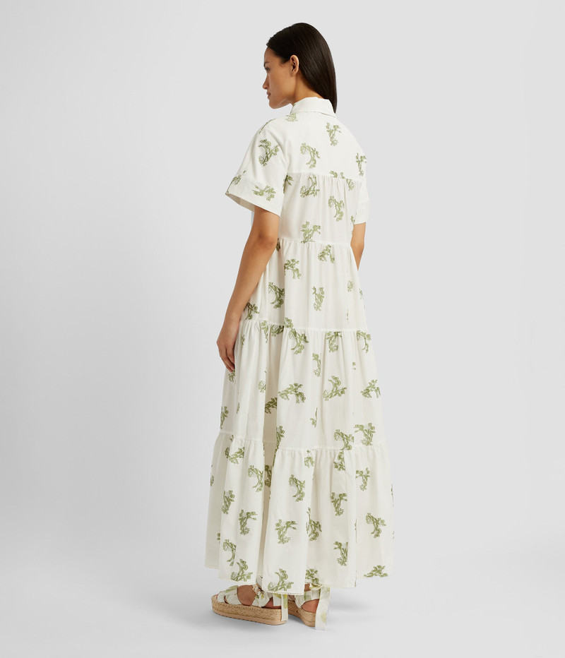 Erdem SHORT SLEEVE MIDI SHIRT DRESS outlook