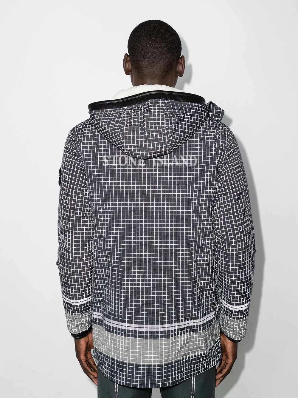 Special checked hooded jacket - 3