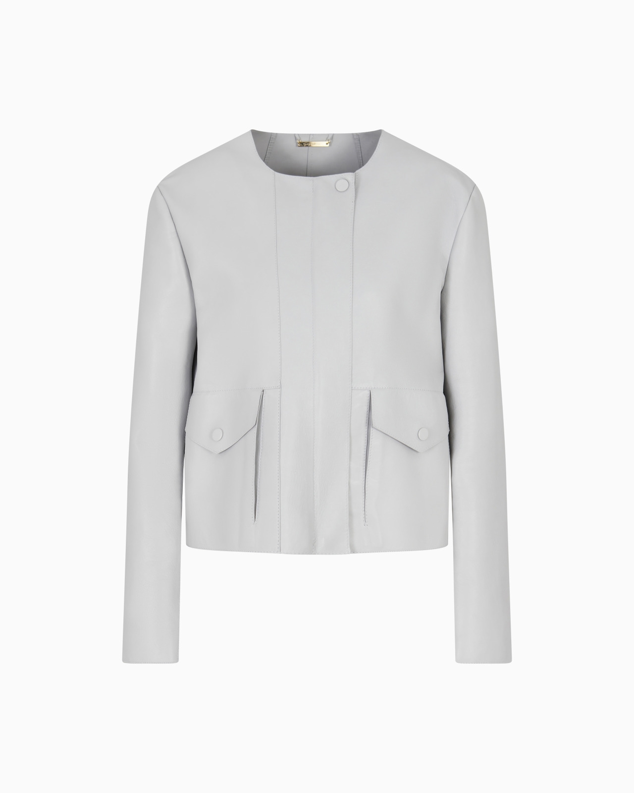 SHORT NAPPA-LEATHER JACKET - 1