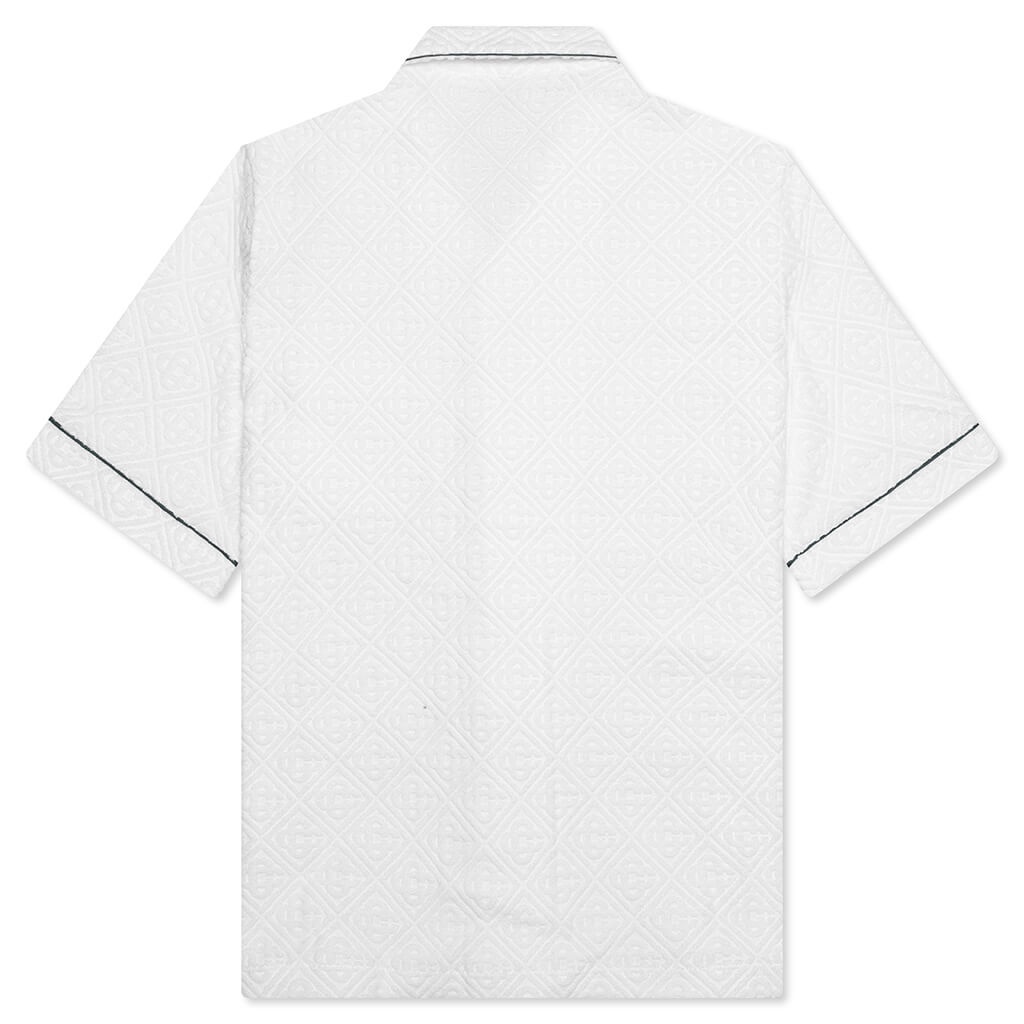 OPEN COLLAR SHIRT - OFF WHITE - 2
