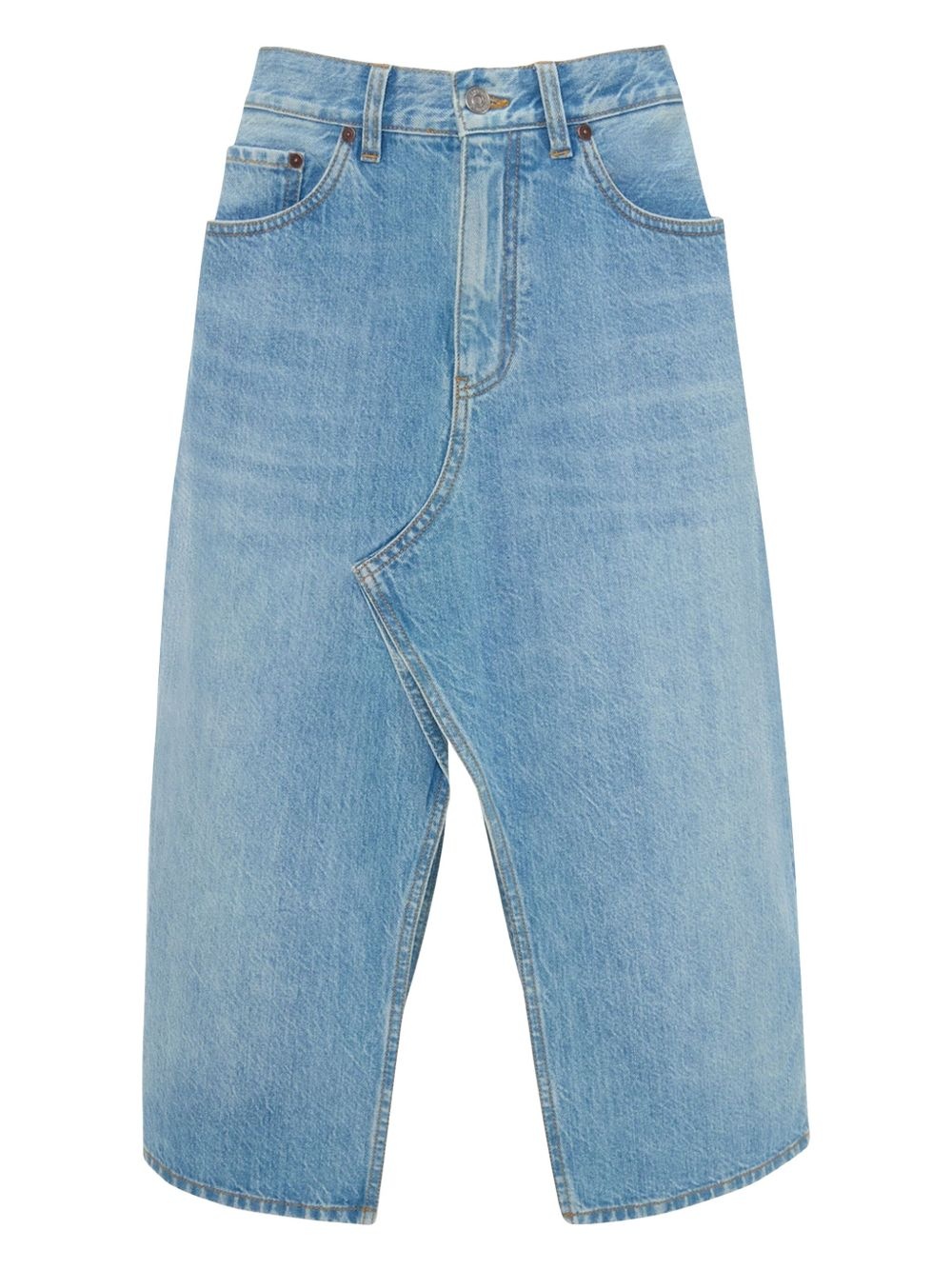 Kick denim skirt - 1