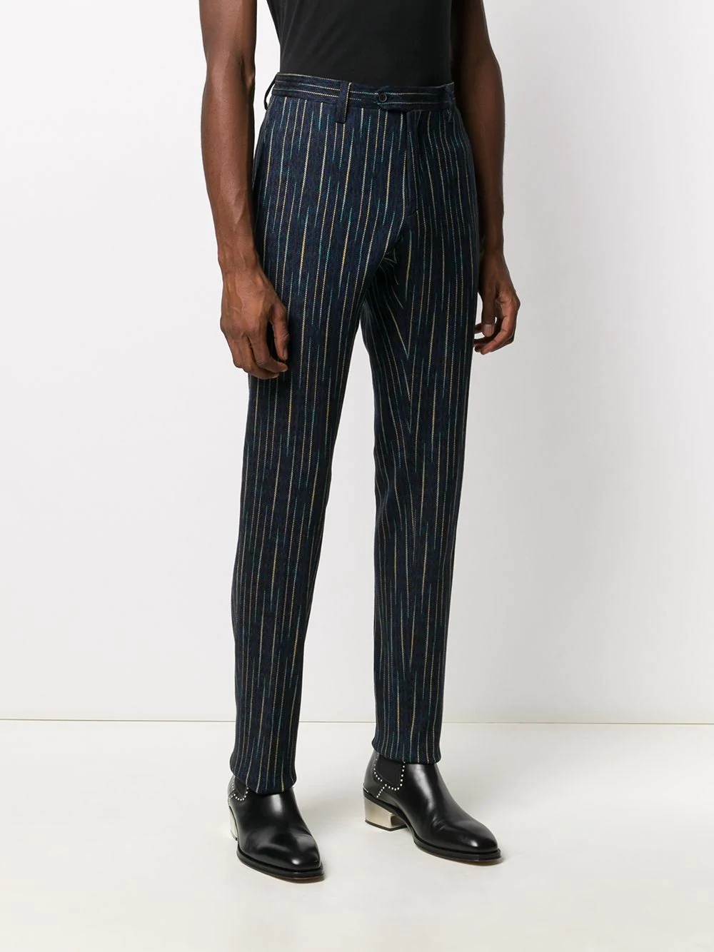 striped tailored trousers  - 3