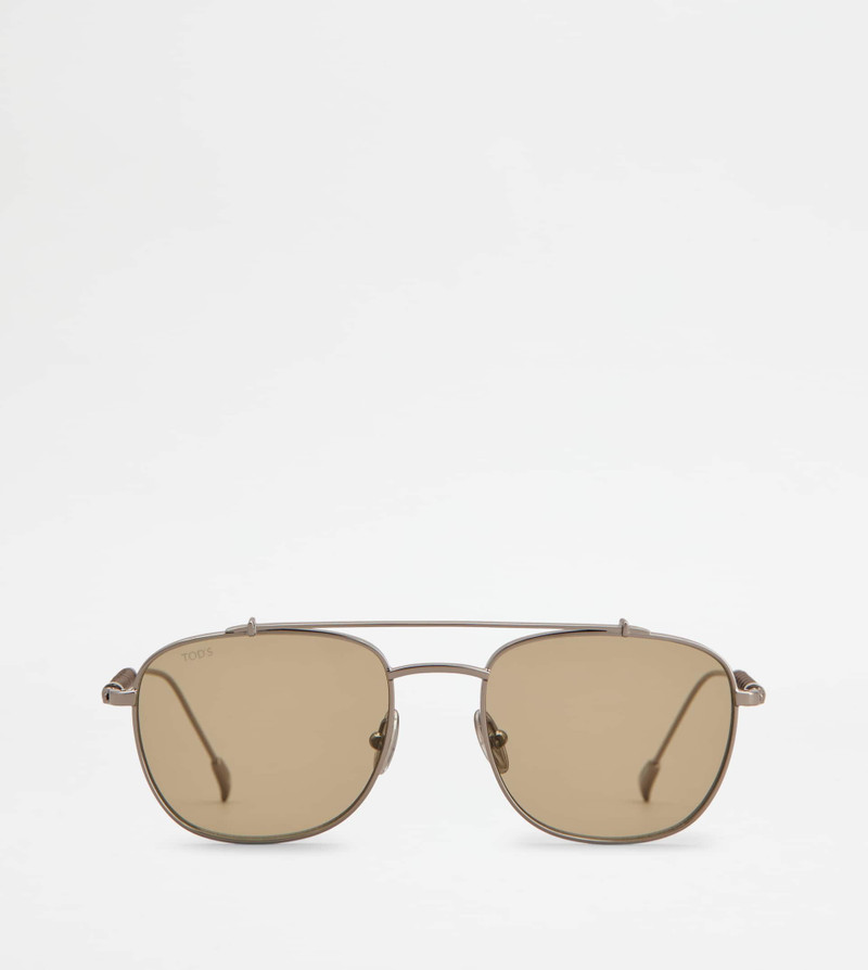 CARAVAN SUNGLASSES - SILVER, BROWN 1