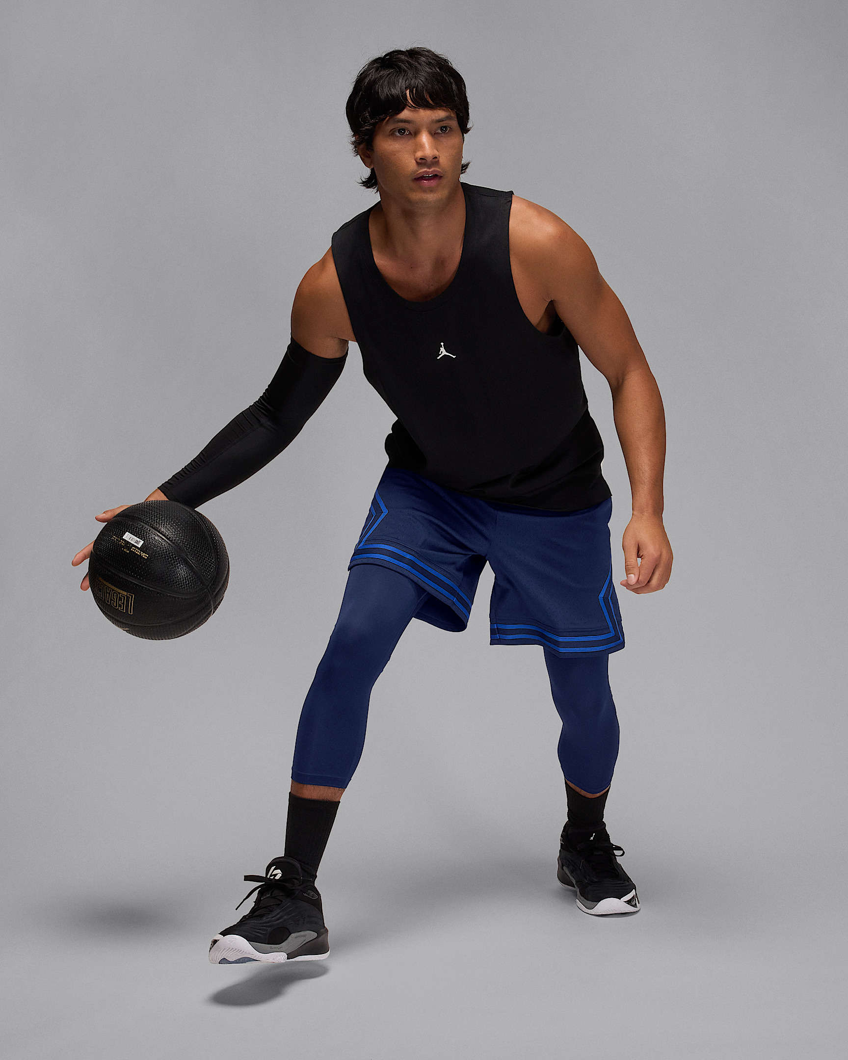Jordan Sport Men's Dri-FIT 3/4-Length Tights - 6