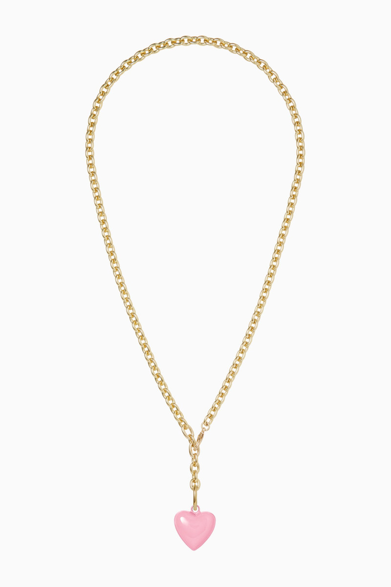 Roxanne Assoulin The Mini Puffy Heart Charm Necklace 1